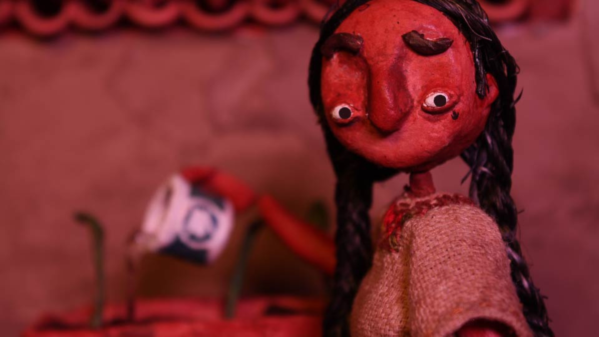 Fotograma de la película "Fuego" nominada a Mejor cortometraje animado en el Ariel 2022. 